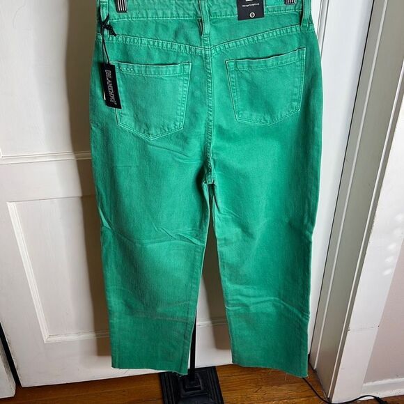 Blank NYC THE BAXTER IN FEELIN' LUCKY Jeans Green Size 27 Nwt - Picture 9 of 10